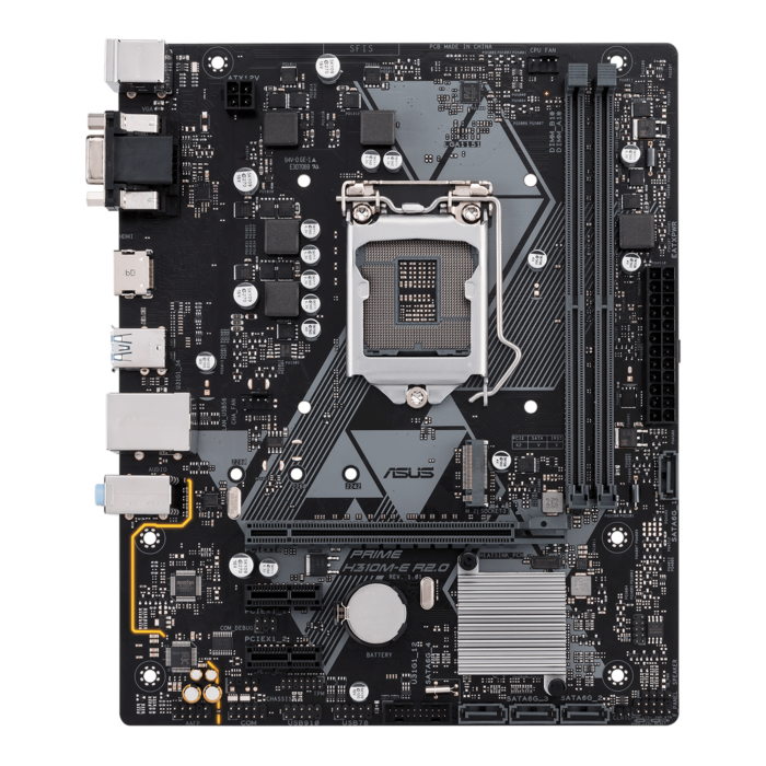 KIT Placa de baza Asus Prime H310M + Intel Core i3-8100